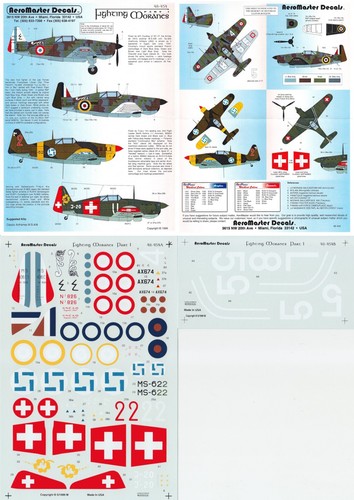 Aeromaster decals 48 - aeromaster, 1/48