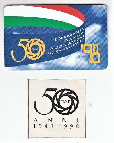 Tessera adesivo fiaf 50 anni - fiaf,